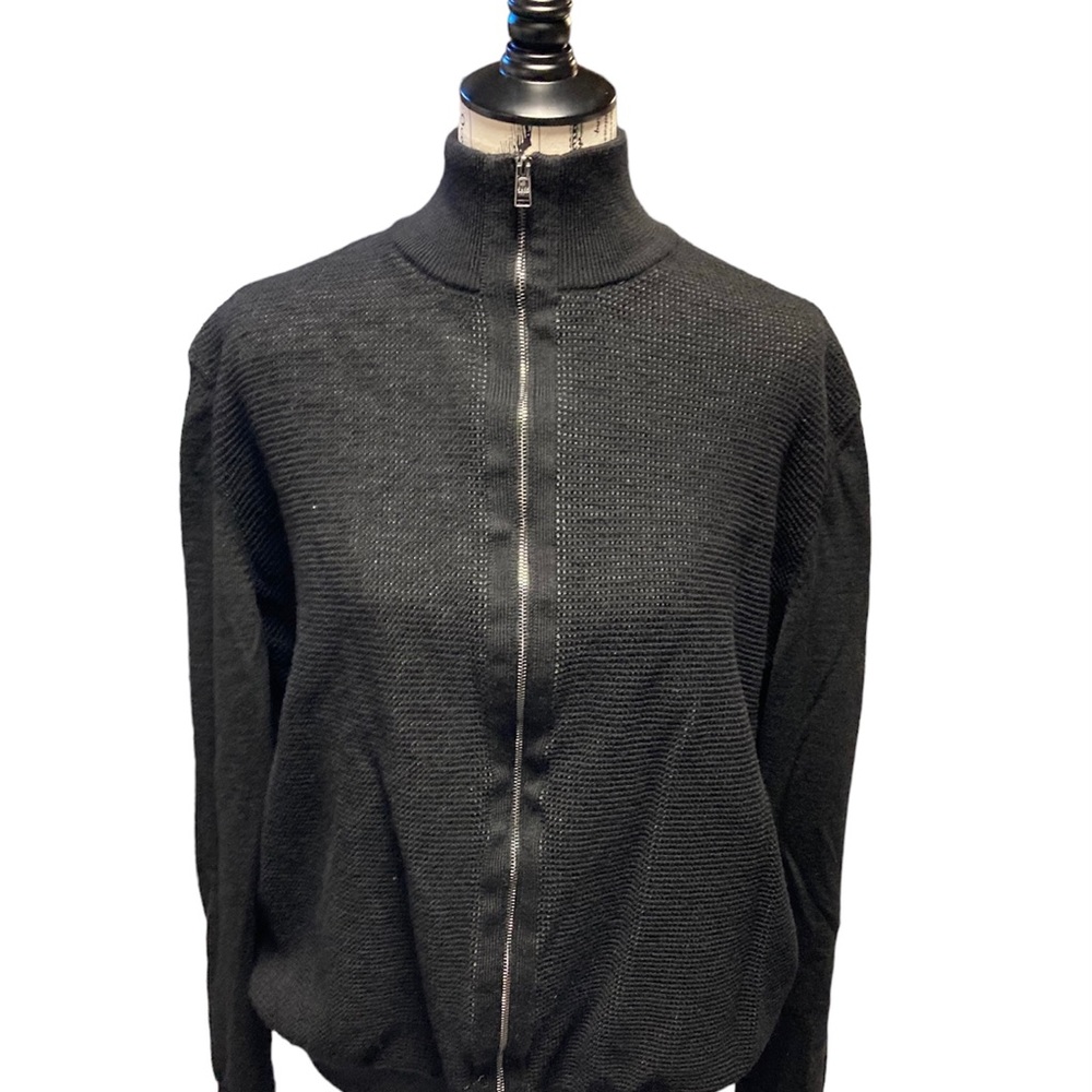 Black Hugo Boss Full Zip Sweater  XxL